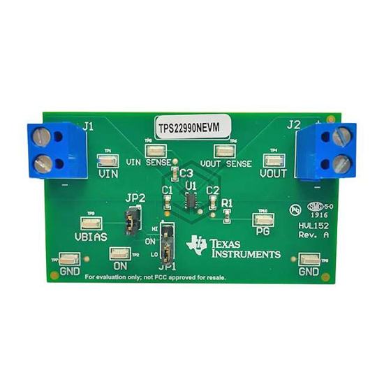 TPS22990NEVM - Texas Instruments - Evaluation and Demonstration Boards and Kits