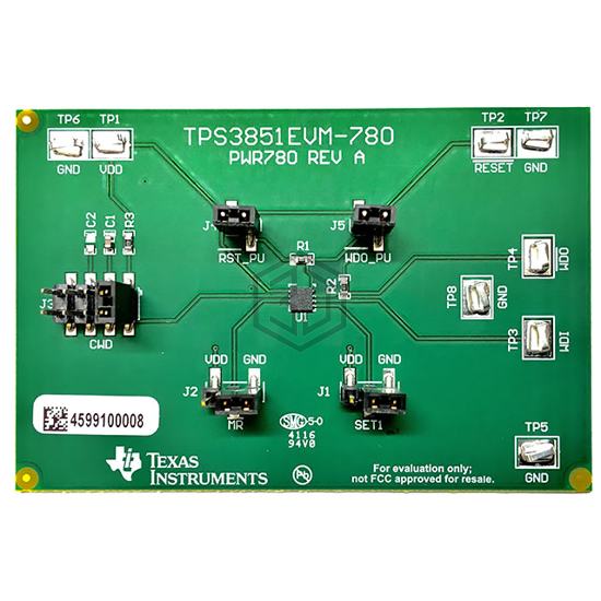 TPS3851EVM-780 - Texas Instruments - Evaluation and Demonstration Boards and Kits