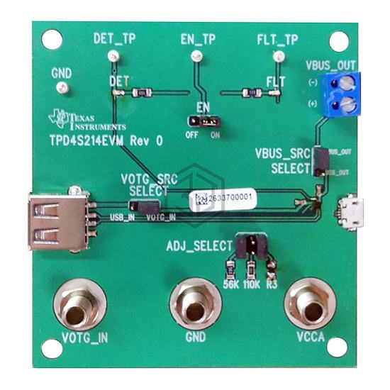 TPD4S214EVM - Texas Instruments - Evaluation and Demonstration Boards and Kits
