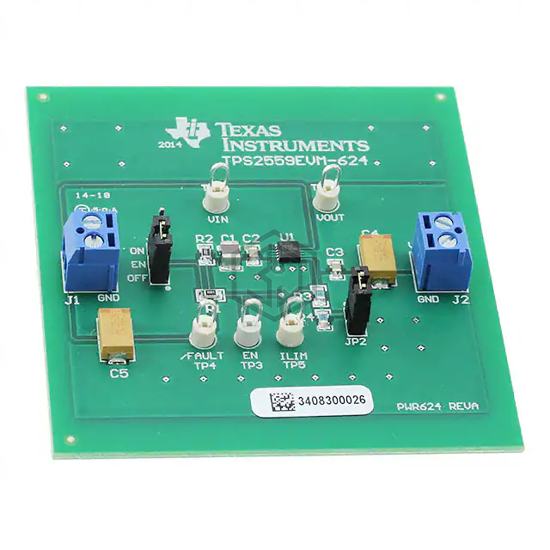 TPS2559EVM-624 - Texas Instruments - Evaluation and Demonstration Boards and Kits