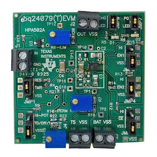 BQ24079TEVM - Texas Instruments - Evaluation and Demonstration Boards and Kits
