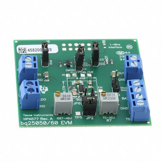 BQ25060EVM - Texas Instruments - Evaluation and Demonstration Boards and Kits
