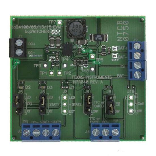 BQ24115EVM - Texas Instruments - Evaluation and Demonstration Boards and Kits