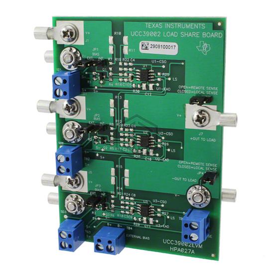 UCC39002EVM - Texas Instruments - Evaluation and Demonstration Boards and Kits