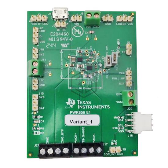BQ27532EVM-656 - Texas Instruments - Evaluation and Demonstration Boards and Kits