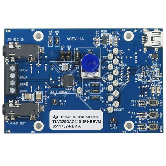TLV320DAC3101EVM-U - Texas Instruments - Evaluation and Demonstration Boards and Kits