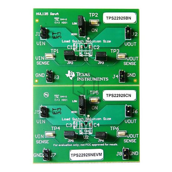TPS22925NEVM - Texas Instruments - Evaluation and Demonstration Boards and Kits