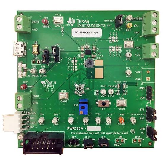 BQ25898CEVM-730 - Texas Instruments - Evaluation and Demonstration Boards and Kits