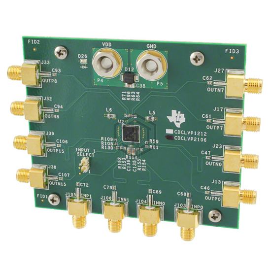 CDCLVP2106EVM - Texas Instruments - Evaluation and Demonstration Boards and Kits