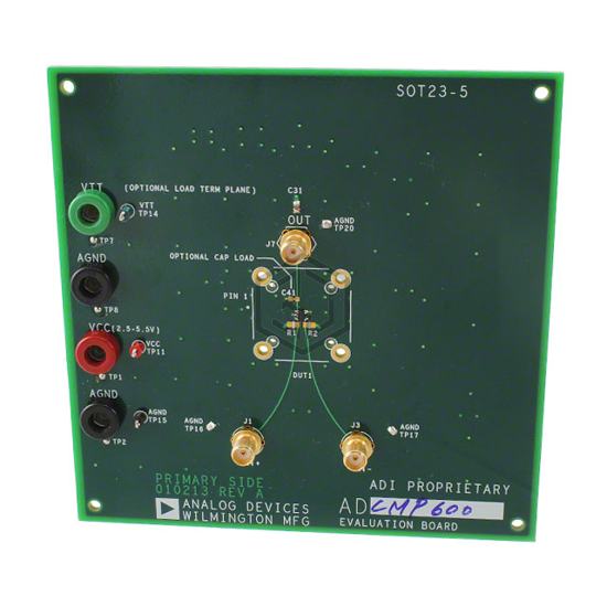 EVAL-ADCMP600BRJZ - Analog Devices Inc. - Evaluation and Demonstration Boards and Kits