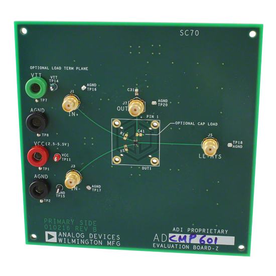 EVAL-ADCMP601BKSZ - Analog Devices Inc. - Evaluation and Demonstration Boards and Kits