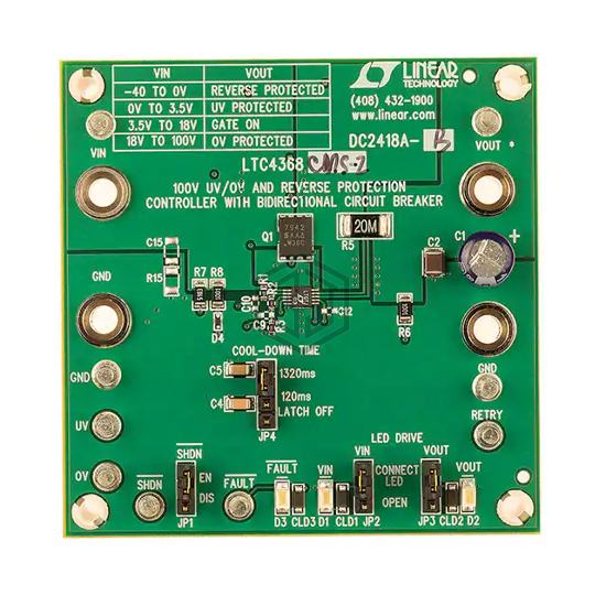 DC2418A-B - Analog Devices Inc. - Evaluation and Demonstration Boards and Kits