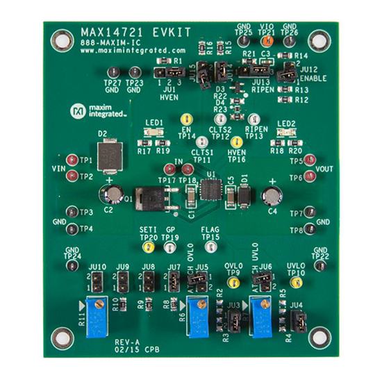 MAX14721EVKIT# - Analog Devices Inc./Maxim Integrated - Evaluation and Demonstration Boards and Kits