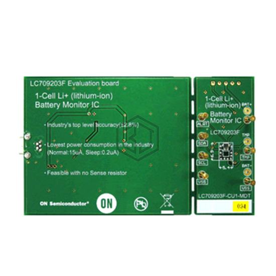 LC709203FXE-01-GEVB - onsemi - Evaluation and Demonstration Boards and Kits