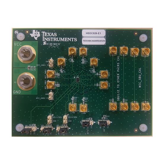 TS3USBCA420EVM - Texas Instruments - Evaluation and Demonstration Boards and Kits