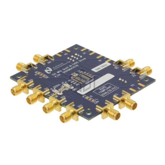 DS91M125EVK/NOPB - Texas Instruments - Evaluation and Demonstration Boards and Kits