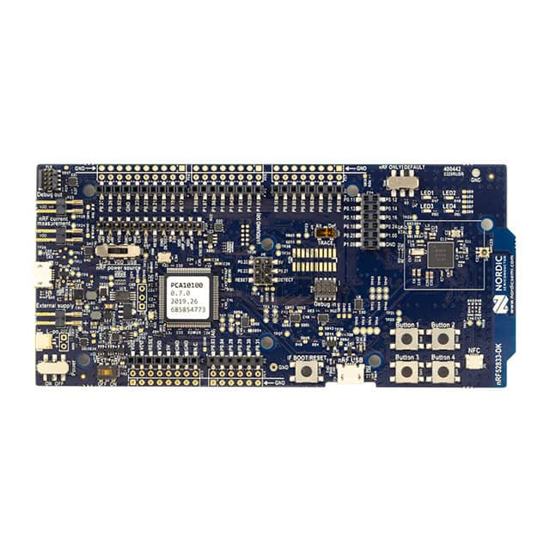 NRF52833-DK - Nordic Semiconductor ASA - RF Evaluation and Development Kits, Boards