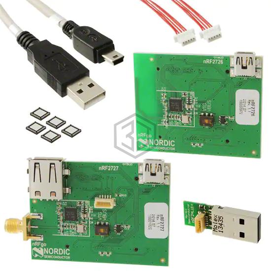 NRF24LU1P-FXXQ32-DK - Nordic Semiconductor ASA - RF Evaluation and Development Kits, Boards