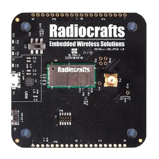 RC1882CEF-IPM-DB - Radiocrafts AS - RF Evaluation and Development Kits, Boards