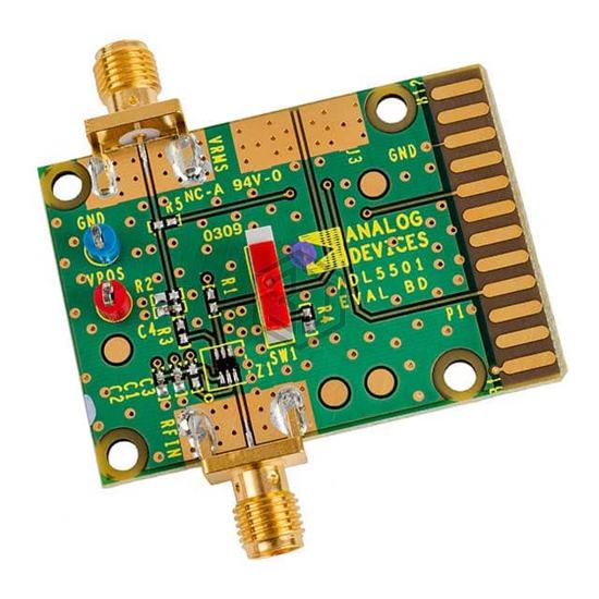 ADL5501-EVALZ - Analog Devices Inc. - RF Evaluation and Development Kits, Boards