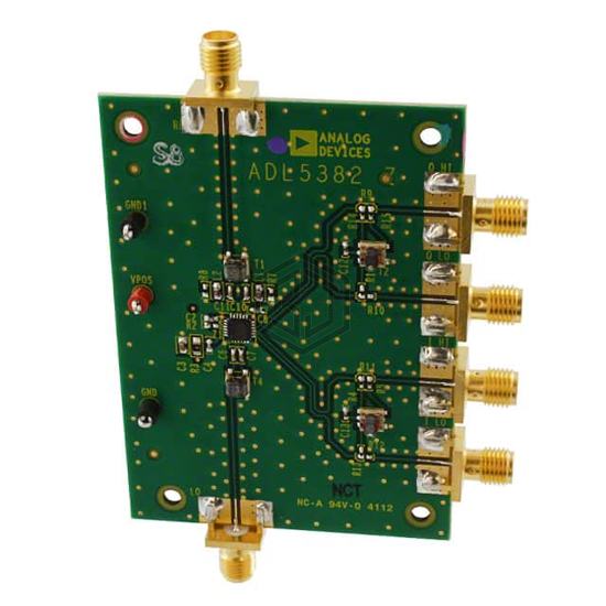 ADL5382-EVALZ - Analog Devices Inc. - RF Evaluation and Development Kits, Boards