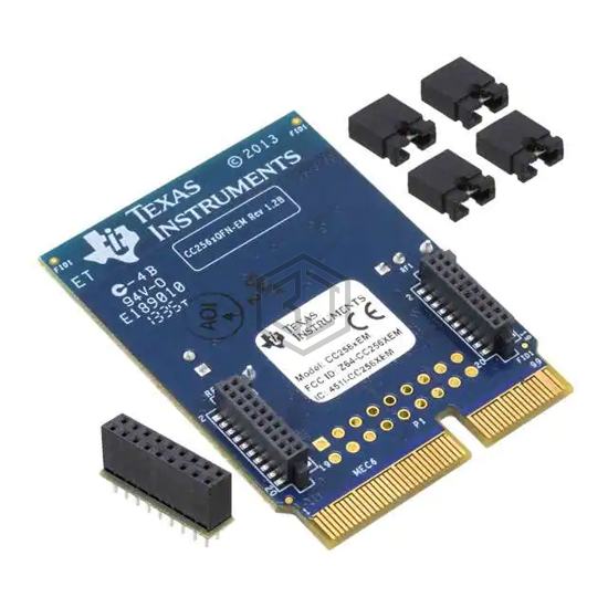 CC256XQFNEM - Texas Instruments - RF Evaluation and Development Kits, Boards