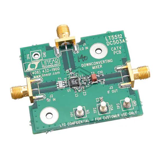 DC503A - Analog Devices Inc. - RF Evaluation and Development Kits, Boards