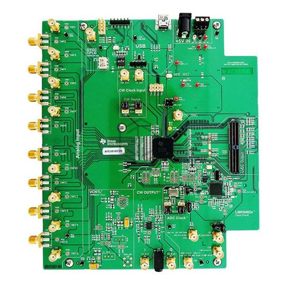 AFE5816EVM - Texas Instruments - RF Evaluation and Development Kits, Boards