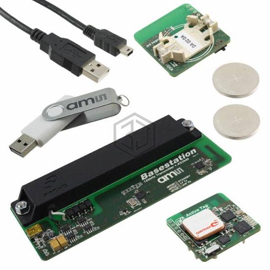 ACTIVE TAG REFERENCE DESIGN KIT - ams - RFID Evaluation and Development Kits, Boards