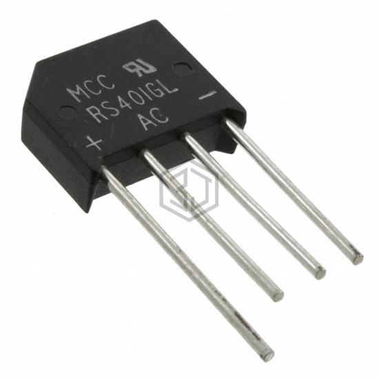 RS401GL-BP - Micro Commercial Co - Diodes - Bridge Rectifiers