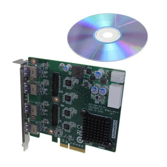 PCE-USB4-00A1E - Advantech Corp - Interface Boards