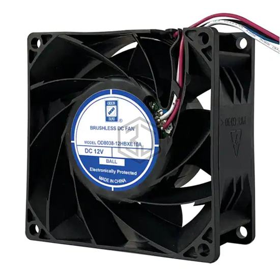 OD8038-12HBXE10A - Orion Fans - DC Brushless Fans (BLDC)