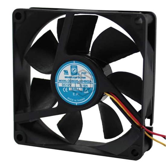 OD8020-12HB02A - Orion Fans - DC Brushless Fans (BLDC)