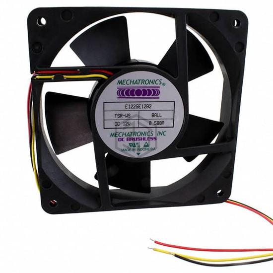 E1225E12B2-FSR-WS - Mechatronics Fan Group - DC Brushless Fans (BLDC)