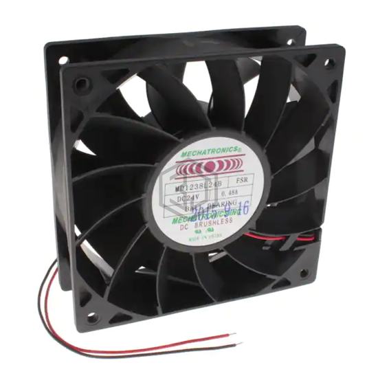 MD1238L24B-FSR - Mechatronics Fan Group - DC Brushless Fans (BLDC)