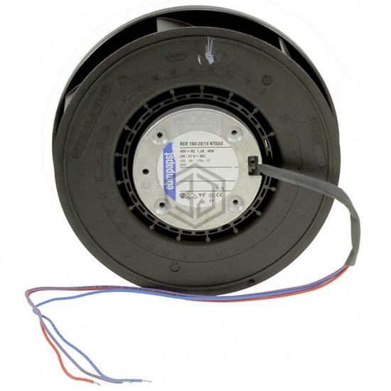 RER160-28/18NTDAU - ebm-papst Inc. - DC Brushless Fans (BLDC)