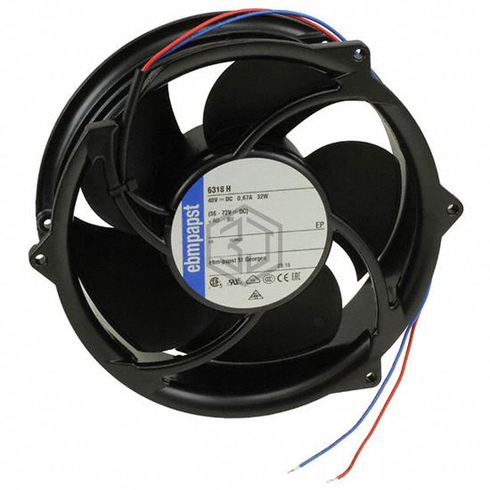 6318H - ebm-papst Inc. - DC Brushless Fans (BLDC)