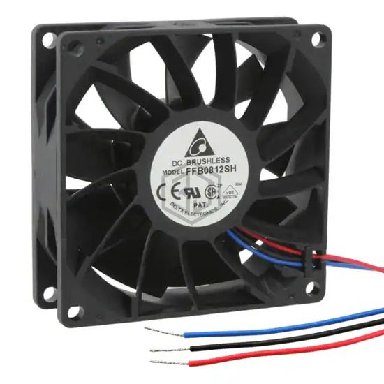 FFB0812SH-R00 - Delta Electronics - DC Brushless Fans (BLDC)