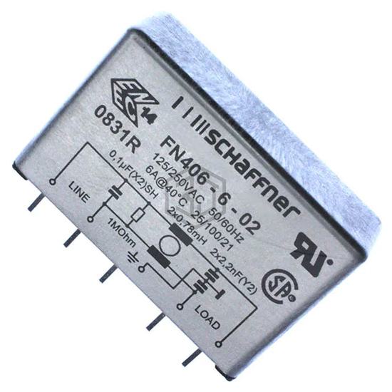 FN406-6-02 - Schaffner EMC Inc. - Power Line Filter Modules