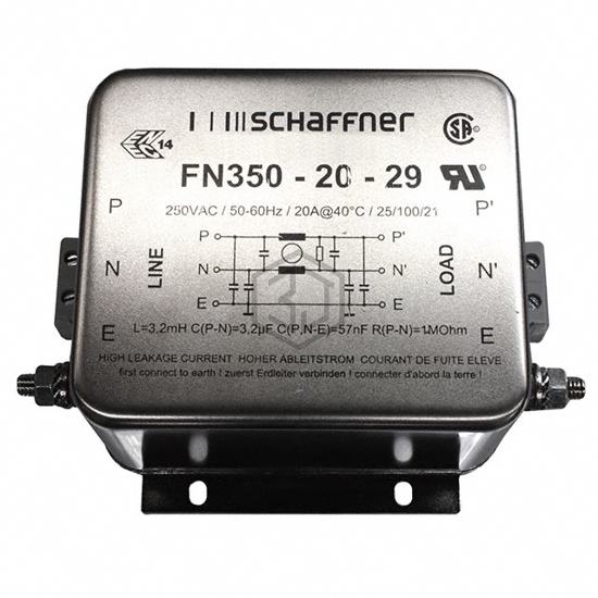 FN350-20-29 - Schaffner EMC Inc. - Power Line Filter Modules
