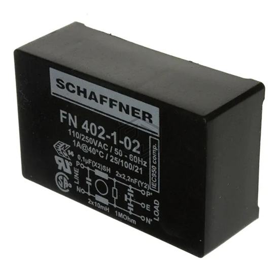FN402-1-02 - Schaffner EMC Inc. - Power Line Filter Modules
