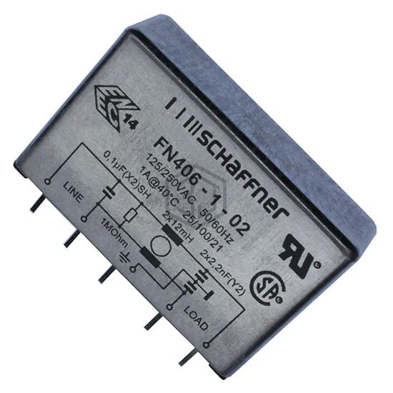 FN406-1-02 - Schaffner EMC Inc. - Power Line Filter Modules