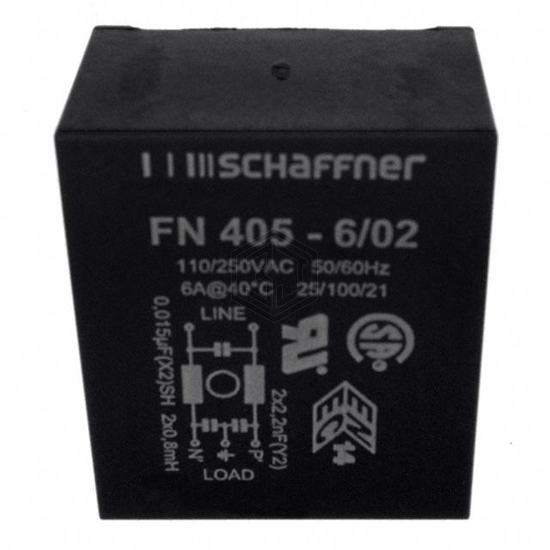 FN405-6-02 - Schaffner EMC Inc. - Power Line Filter Modules