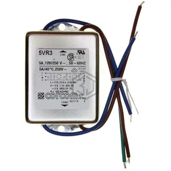 5VR3 - TE Connectivity Corcom Filters - Power Line Filter Modules