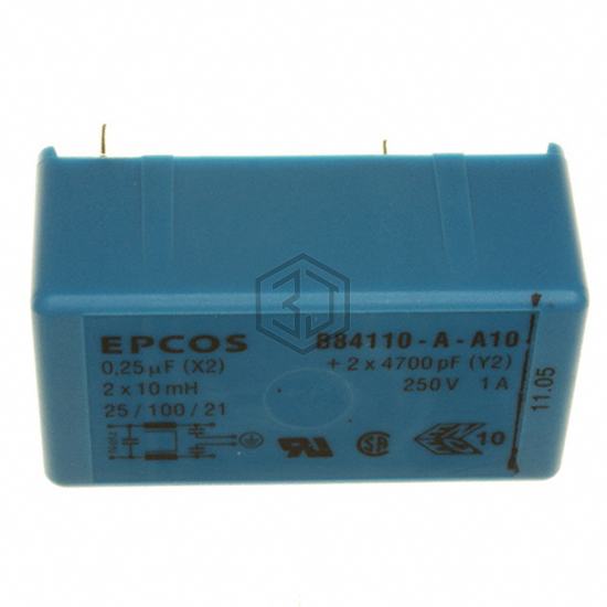 B84110A0000A010 - EPCOS - TDK Electronics - Power Line Filter Modules