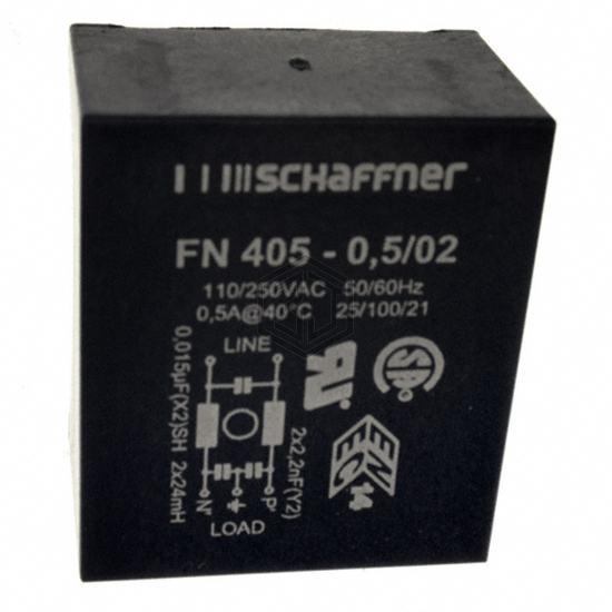FN405-0.5-02 - Schaffner EMC Inc. - Power Line Filter Modules