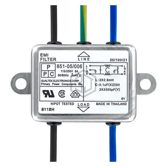 851-05/006 - Qualtek - Power Line Filter Modules