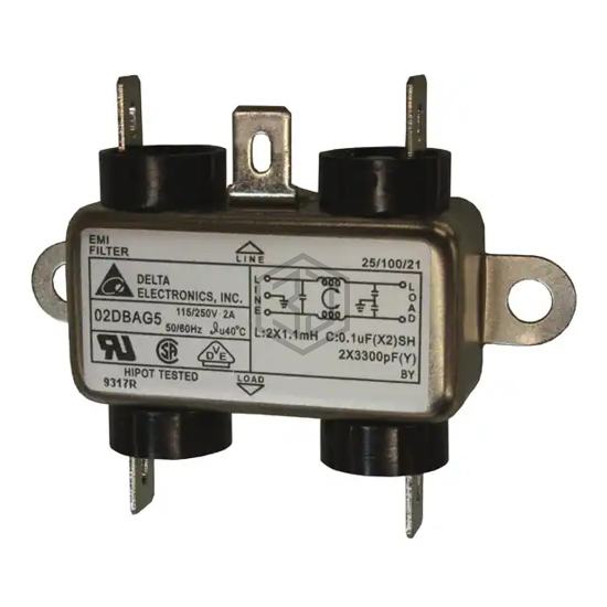 02DBAG5 - Delta Electronics - Power Line Filter Modules