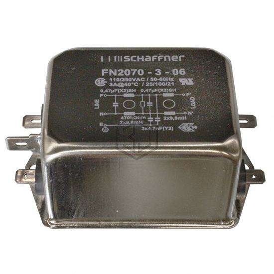 FN2070-3-06 - Schaffner EMC Inc. - Power Line Filter Modules