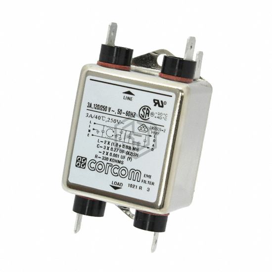 3MV1 - TE Connectivity Corcom Filters - Power Line Filter Modules
